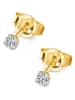 Revoni Gold-Ohrstecker mit Diamanten