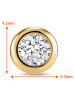 Revoni Gold-Ohrstecker mit Diamanten