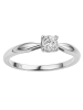 Revoni Weißgold-Ring mit Diamant