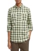 Scotch & Soda Blouse donkergroen/wit