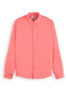 Scotch & Soda Leinen-Hemd - Regular fit - in Lachs