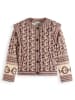 Scotch & Soda Übergangsjacke in Altrosa/ Creme/ Schwarz