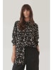 TATUUM Bluse in Schwarz/ Weiß