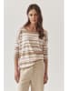 TATUUM Pullover in Weiß/ Camel