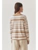 TATUUM Pullover in Weiß/ Camel