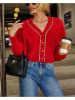 LA Angels Cardigan in Rot
