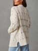 LA Angels Cardigan in Creme