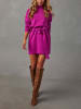 LA Angels Strickkleid in Lila