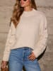 LA Angels Sweter w kolorze kremowym