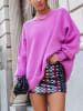 LA Angels Sweter w kolorze fioletowym