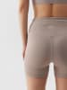 4F Trainingsshort lichtbruin/grijs