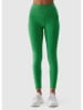 4F Legginsy sportowe w kolorze zielonym