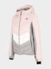 4F Ski-/ Snowboardjacke in Rosa/ Grau/ Weiß
