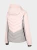 4F Ski-/ Snowboardjacke in Rosa/ Grau/ Weiß