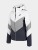 4F Ski-/ Snowboardjacke in Dunkelblau/ Grau/ Weiß