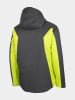 4F Ski-/ Snowboardjacke in Grau/ Gelb