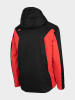 4F Ski-/ Snowboardjacke in Schwarz/ Rot