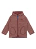 finkid Fleece vest "TONTTU WIND" donkerroze