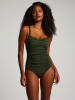 Hunkemöller Badeanzug in Khaki