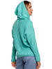 made of emotion Hoodie turquoise
