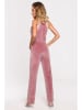 made of emotion Samtjumpsuit in Rosa