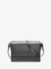 LIEBESKIND BERLIN Leren schoudertas zwart - (B)18 x (H)13 x (D)8 cm