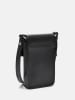 LIEBESKIND BERLIN Leder-Handytasche in Schwarz - (B)10 x (H)16 x (T)2 cm