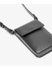 LIEBESKIND BERLIN Leder-Handytasche in Schwarz - (B)10 x (H)16 x (T)2 cm