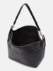 LIEBESKIND BERLIN Leder-Schultertasche in Schwarz - (B)24 x (H)16 x (T)14 cm