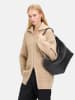 LIEBESKIND BERLIN Leder-Schultertasche in Schwarz - (B)30 x (H)19 x (T)17 cm