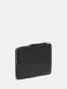 LIEBESKIND BERLIN Leder-Geldbörse in Schwarz - (B)13 x (H)9 x (T)1 cm