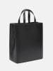 LIEBESKIND BERLIN Leder-Henkeltasche in Schwarz - (B)29 x (H)34 x (T)15 cm