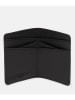 LIEBESKIND BERLIN Leder-Kartenetui in Schwarz - (B)10 x (H)7 x (T)1 cm