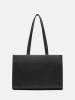 LIEBESKIND BERLIN Leder-Schultertasche in Schwarz - (B)33 x (H)23 x (T)9 cm