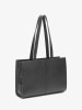 LIEBESKIND BERLIN Leder-Schultertasche in Schwarz - (B)33 x (H)23 x (T)9 cm