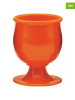 Zak Designs 4-delige set: eierdoppen "Klassik" oranje - (H)6,5 cm
