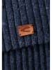 Camel Active Merinowollen sjaal donkerblauw - (L)180 x (B)22 cm