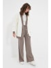 trendyol 2tlg. Outfit in Weiß/ Taupe