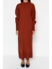 trendyol Kleid in Rotbraun