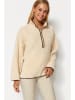 trendyol Fleecepullover in Beige