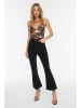 trendyol Spijkerbroek - flare fit - zwart
