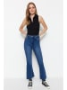 trendyol Spijkerbroek - flare fit - blauw