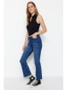 trendyol Spijkerbroek - flare fit - blauw