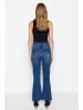 trendyol Spijkerbroek - flare fit - blauw
