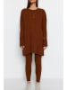 trendyol 2tlg. Outfit in Cognac