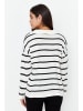 trendyol Pullover in Weiß/ Schwarz