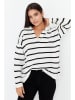 trendyol Pullover in Weiß/ Schwarz