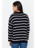 trendyol Pullover in Schwarz/ Weiß