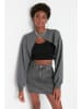 trendyol Bluza w kolorze antracytowym