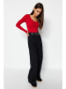 trendyol 2-delige set: longsleeves zwart/rood